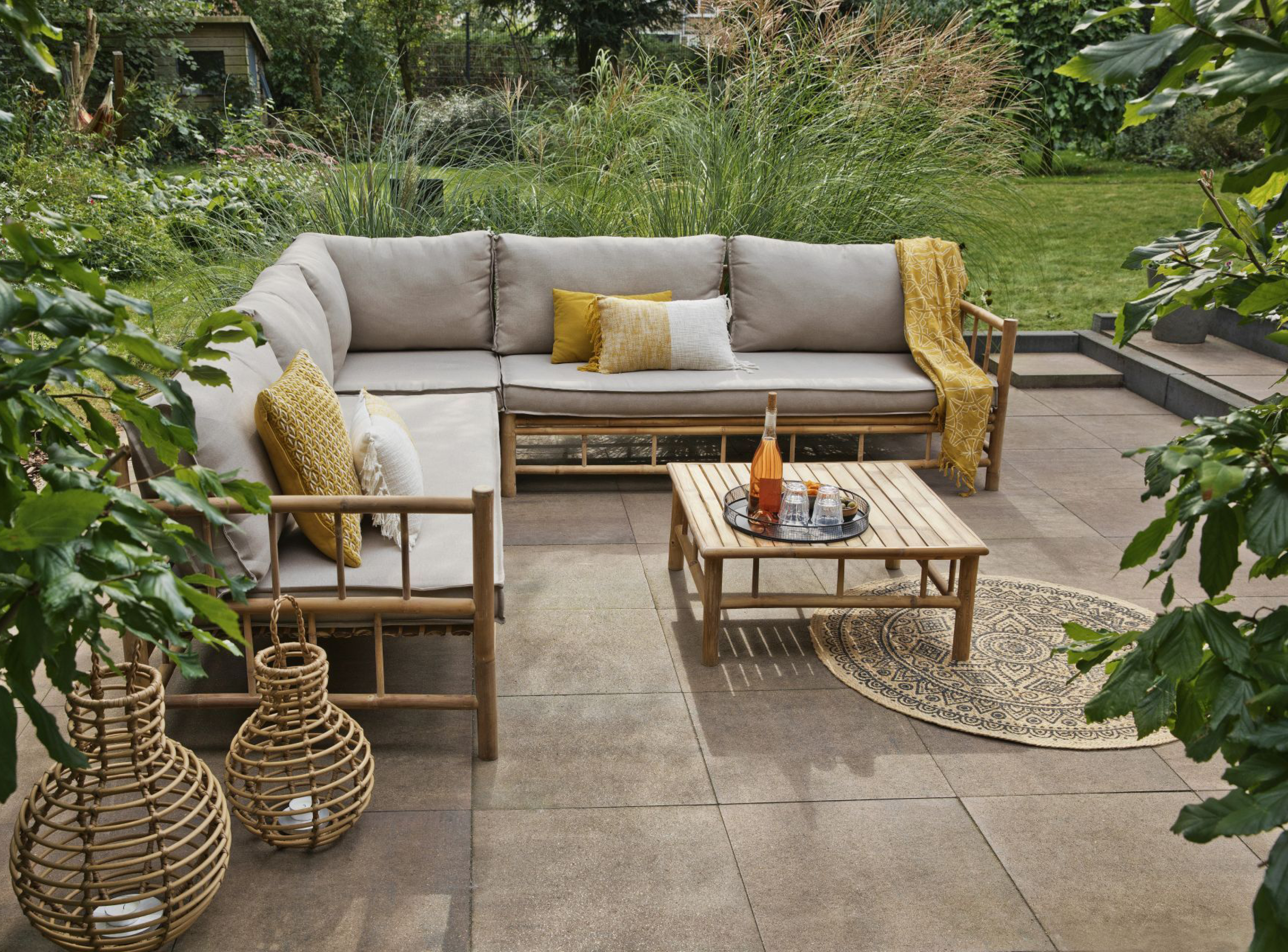 Bamboo loungeset Exotan