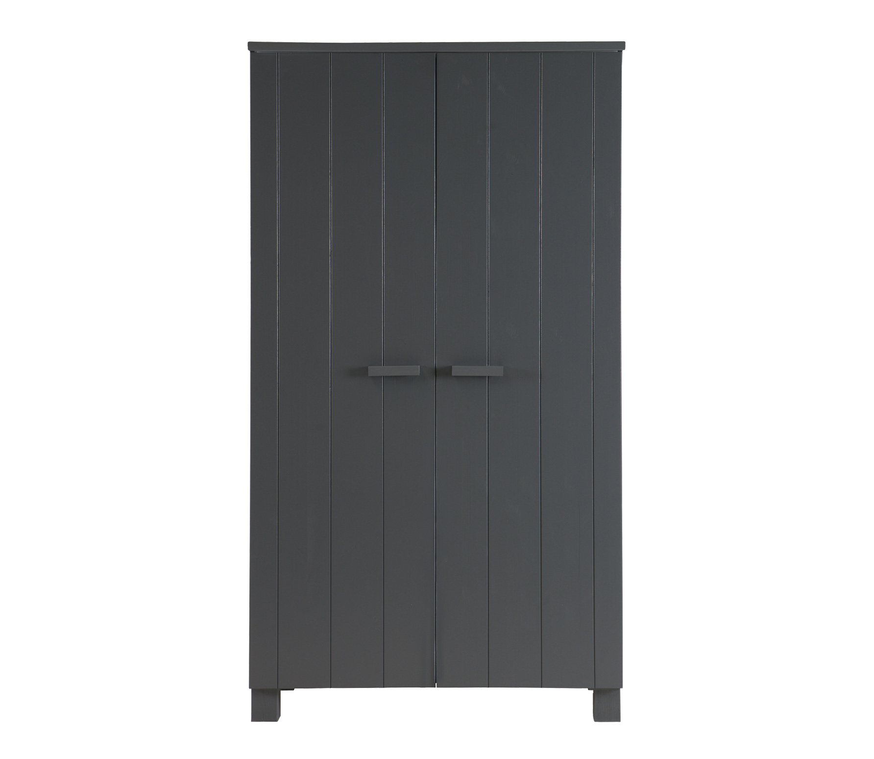 Woood Dennis Hang Legkast 202X11X55 Cm Geborsteld Grenen Staalgrijs woood kopen in de aanbieding