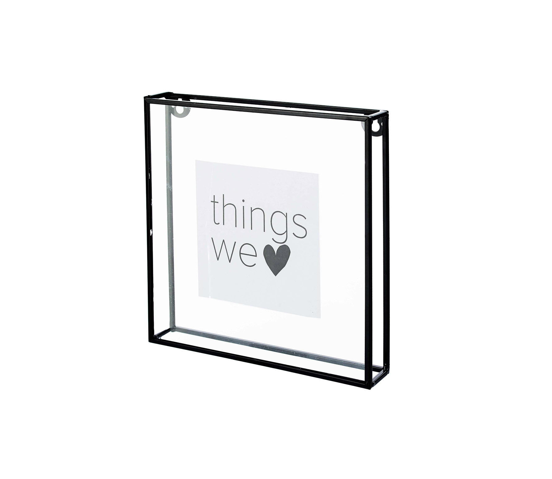 Vtwonen Deco Fotoframe Vierkant Metaal Zwart vtwonen deco kopen in de aanbieding
