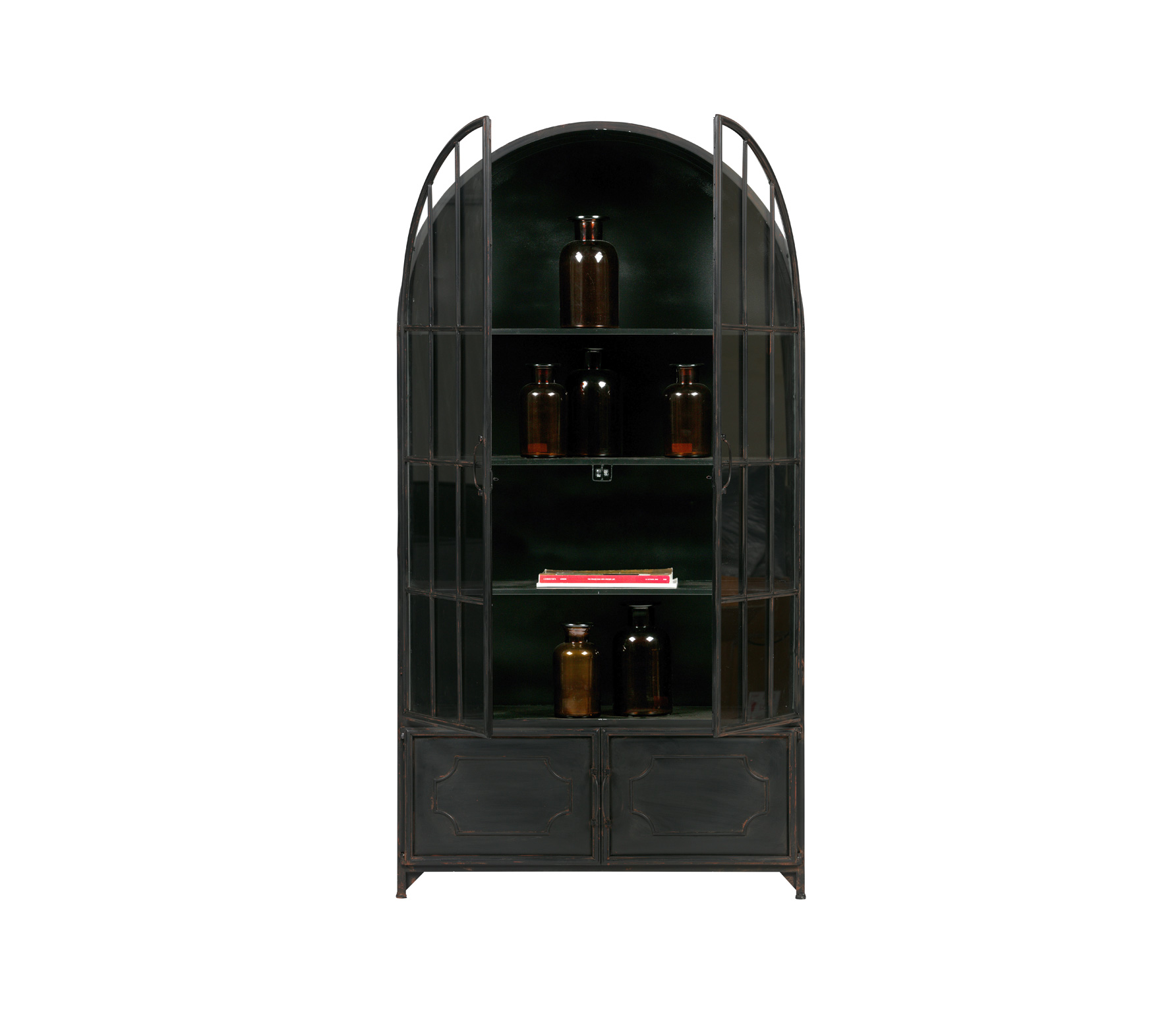 Bepurehome Arcade Boogkast Metaal Zwart bepurehome kopen in de aanbieding