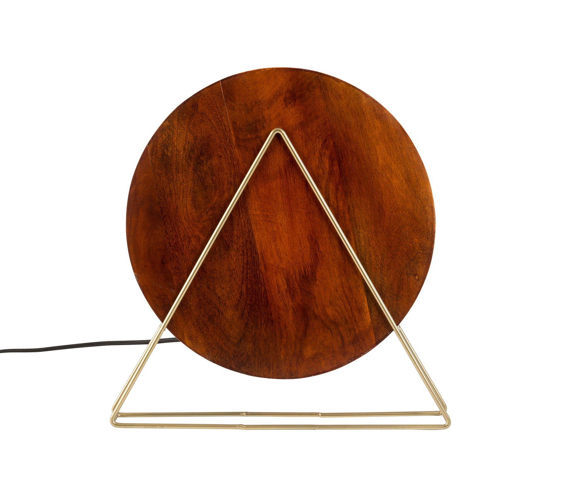 Dutchbone Louis Tafellamp O 30 Cm Metaalhout Brassbruin dutchbone kopen in de aanbieding