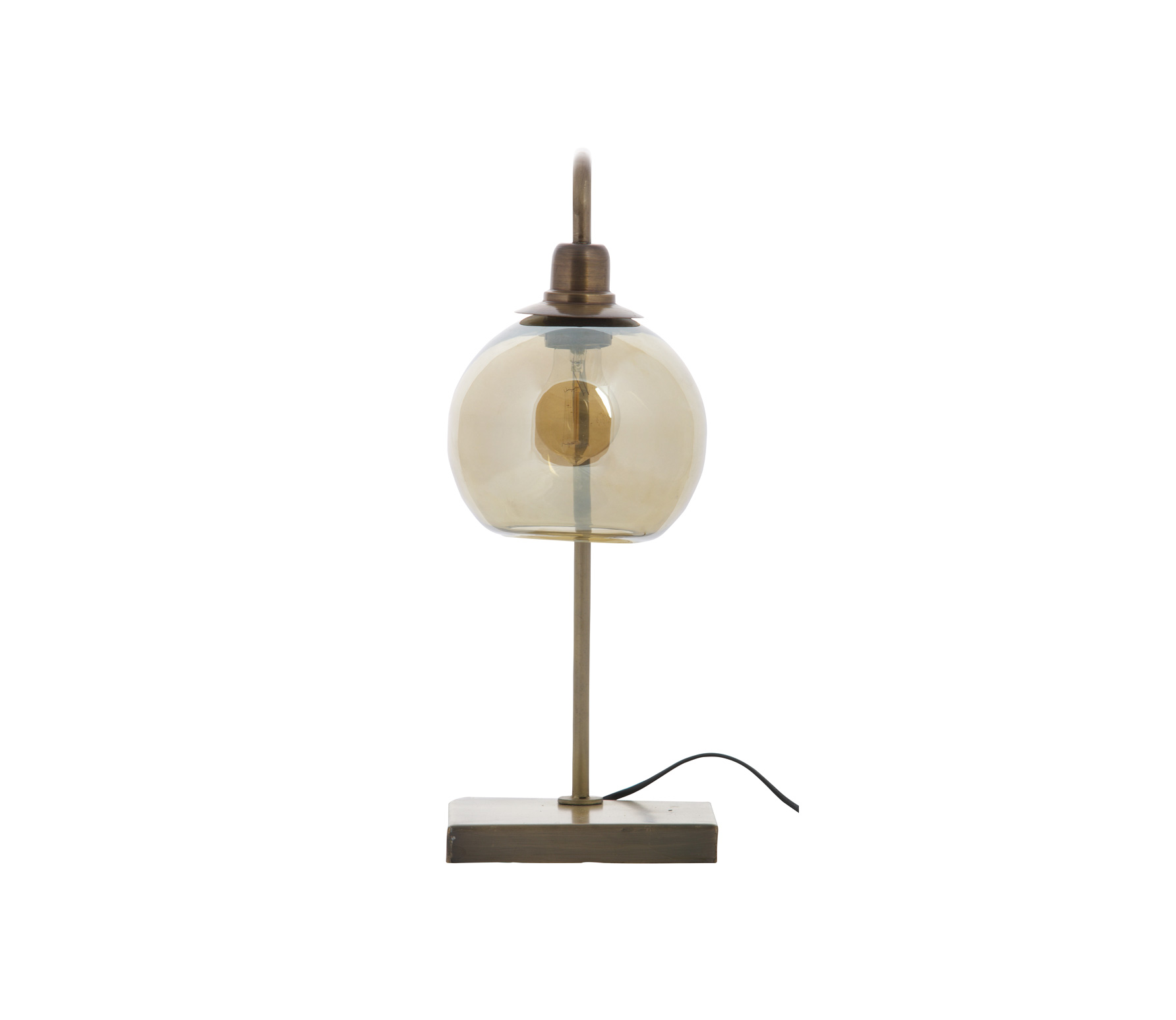 Bepurehome Lantern Tafellamp Antique Brass Metaal bepurehome kopen in de aanbieding