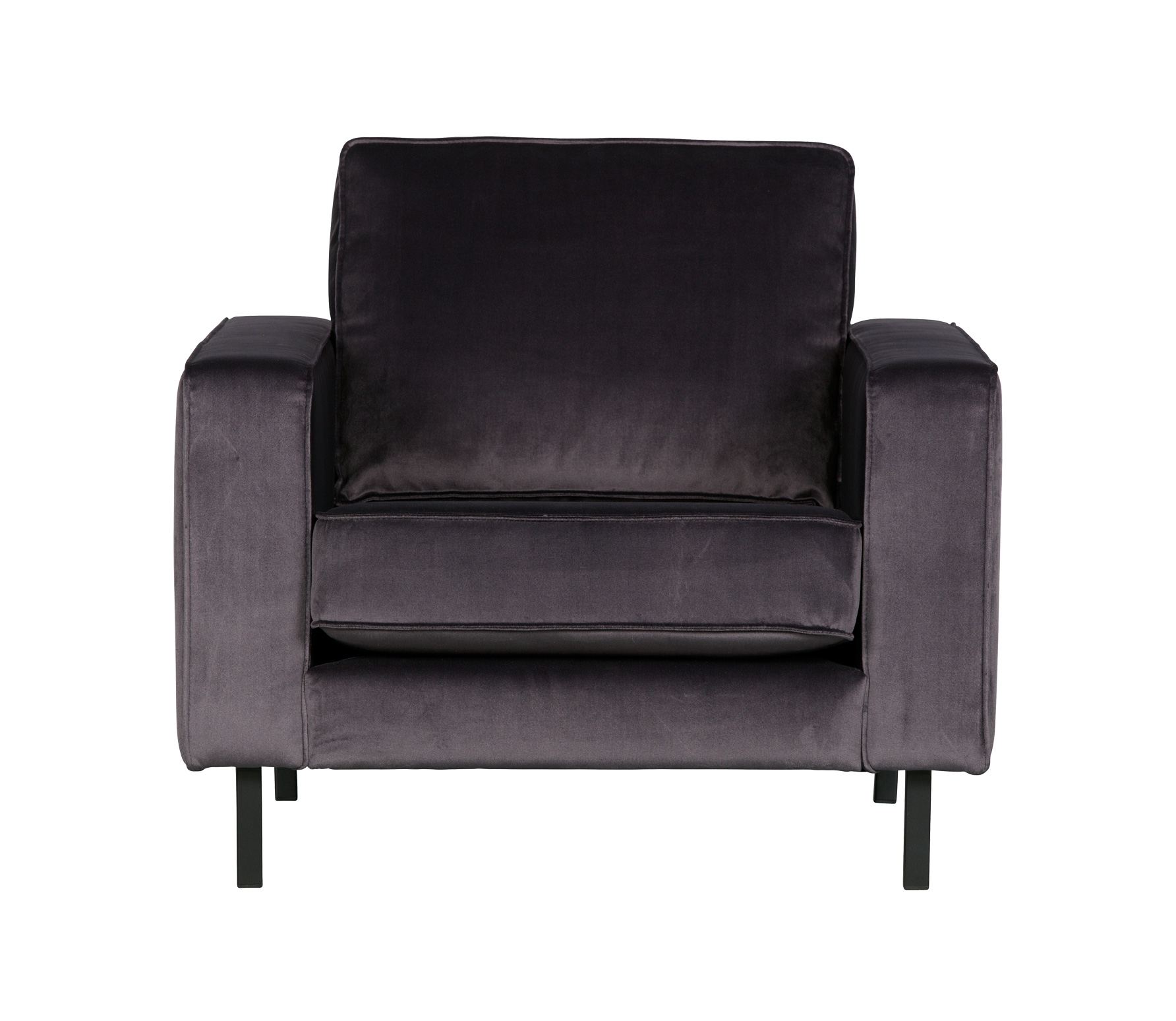 Woood Robin Fauteuil Velvet Antracietgrijs woood kopen in de aanbieding