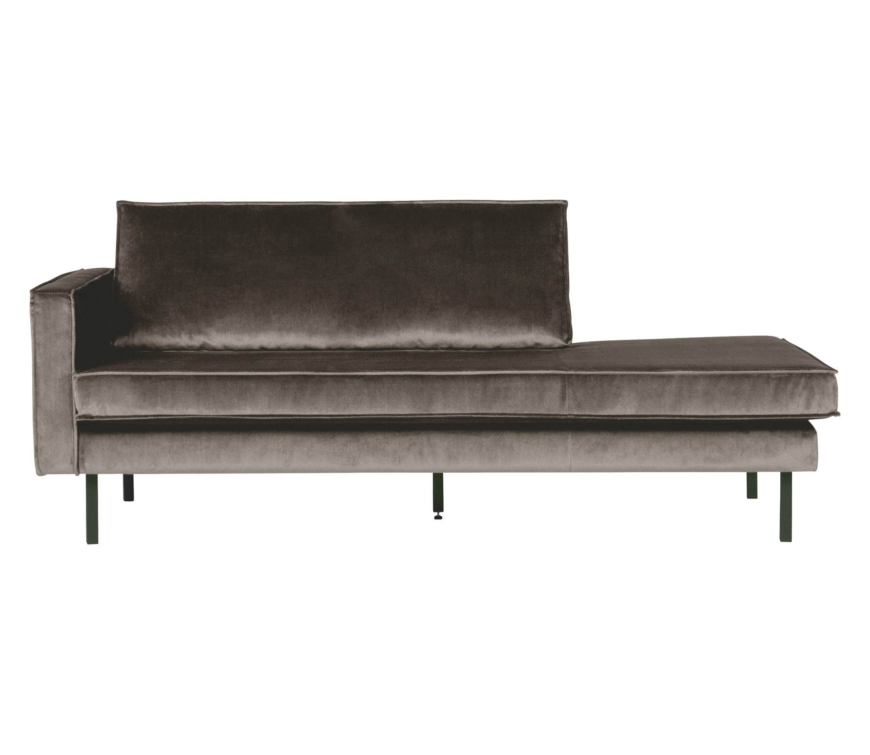 Bepurehome Rodeo Daybed Velvet Taupe Links bepurehome kopen in de aanbieding