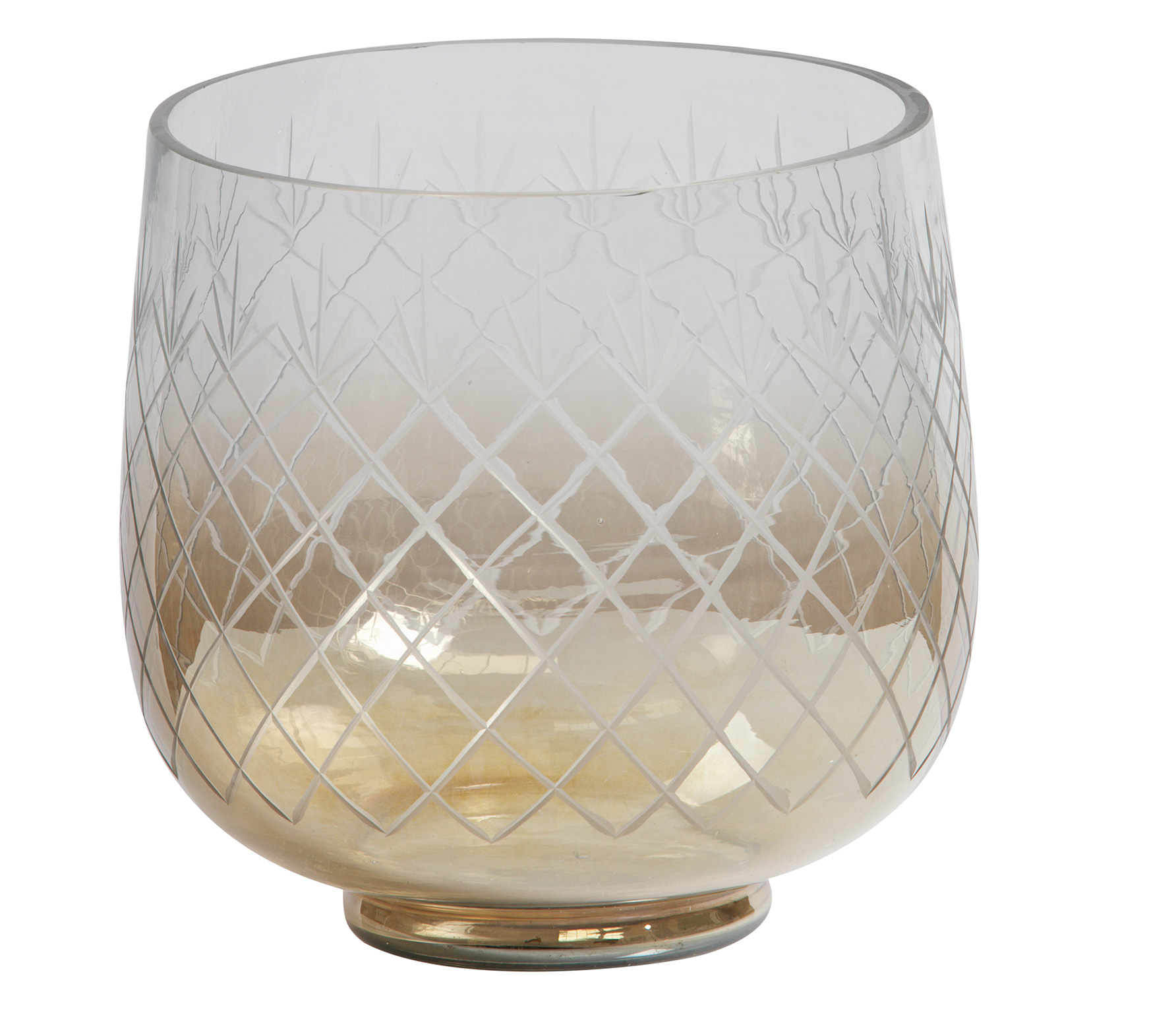 Bepurehome Heirloom Vaas M Glas Bruine Gloed bepurehome kopen in de aanbieding