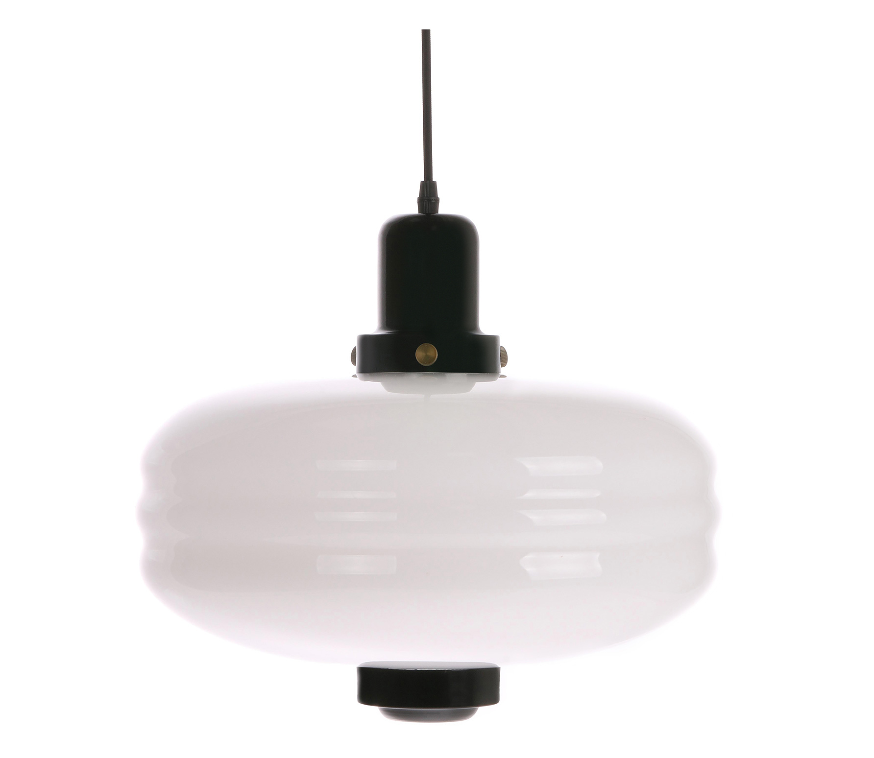 Hk Living Hkliving Hanglamp L Glasmetaal Witzwart hk living kopen in de aanbieding