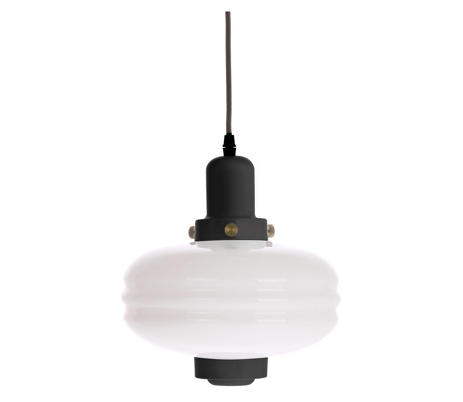 Hk Living Hkliving Hanglamp M Glasmetaal Witzwart hk living kopen in de aanbieding