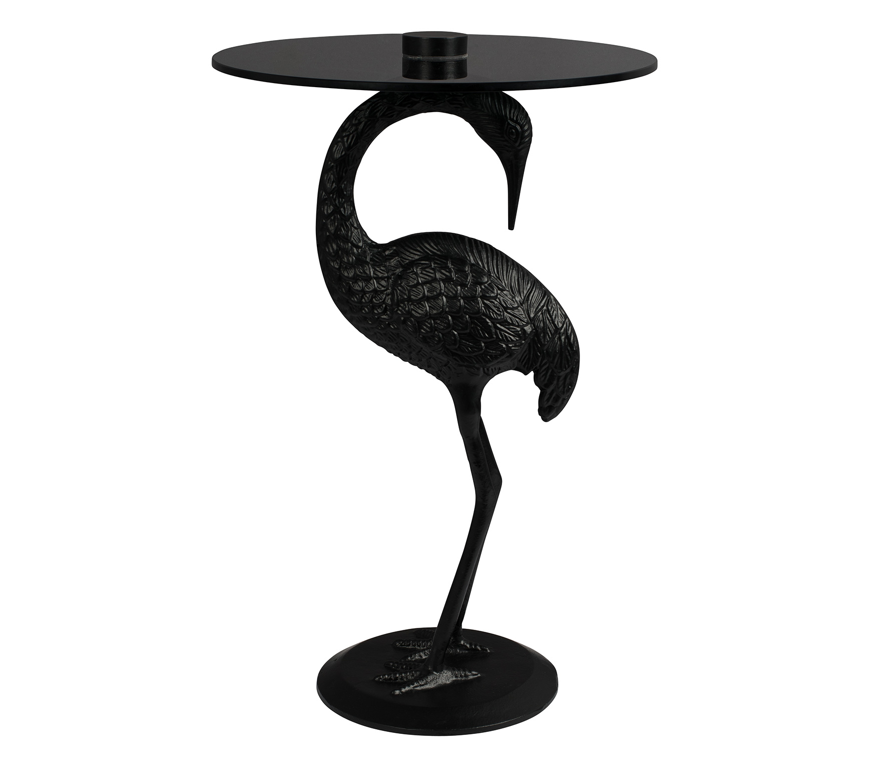 Dutchbone Crane Bijzettafel Aluminium Zwart dutchbone kopen in de aanbieding