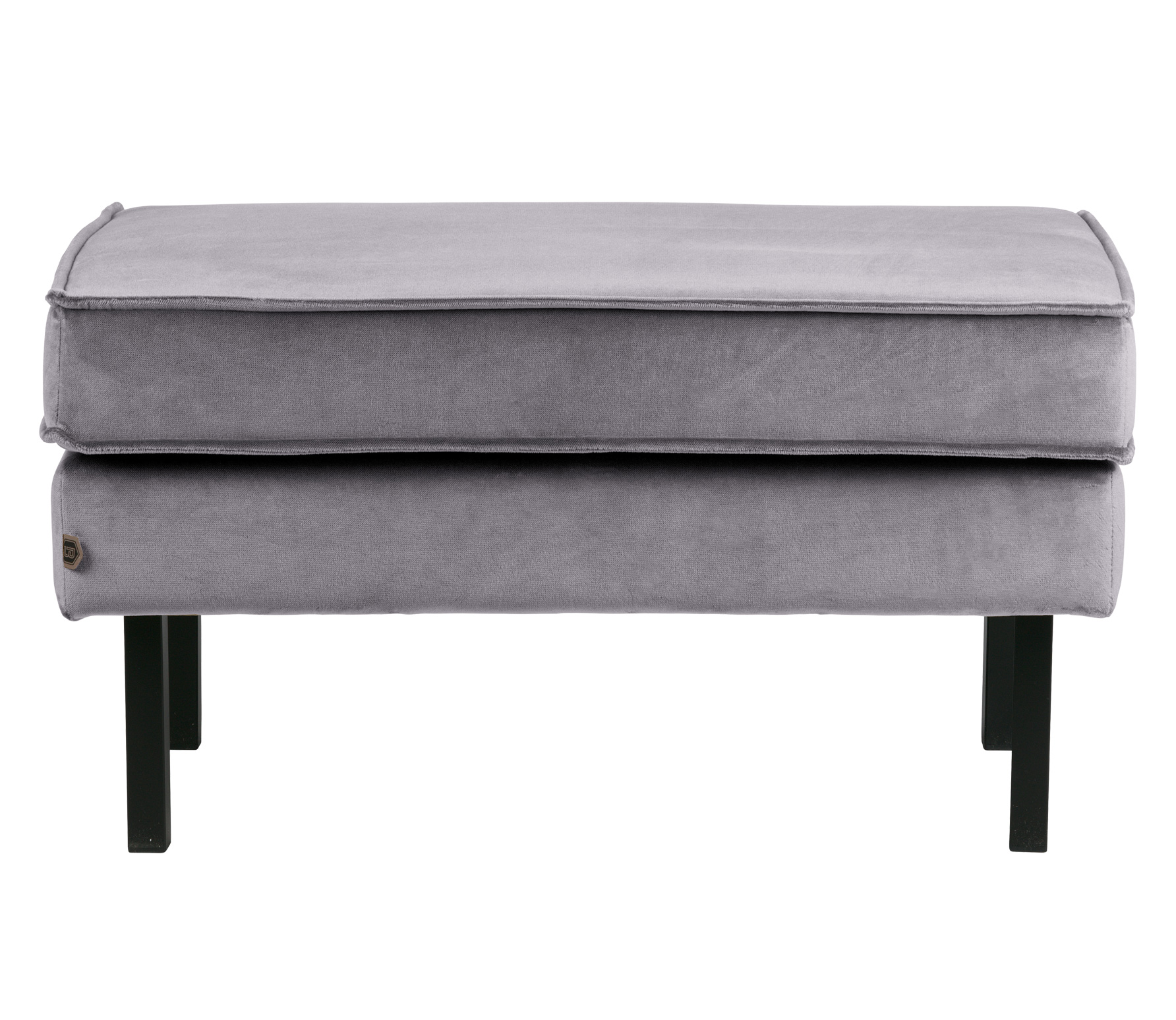 Bepurehome Rodeo Hocker Velvet Lichtgrijs bepurehome kopen in de aanbieding