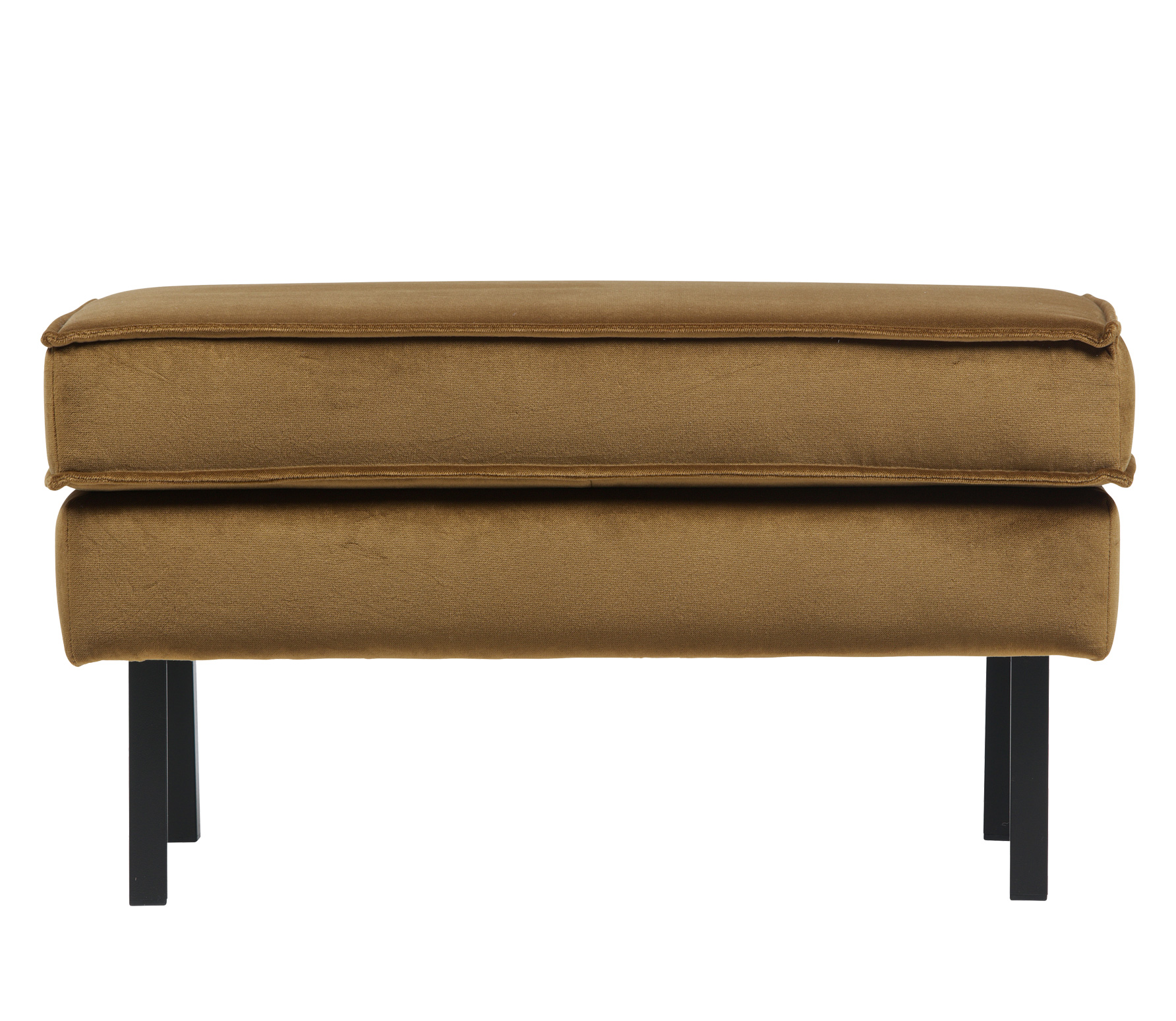 Bepurehome Rodeo Hocker Velvet Honging Geel bepurehome kopen in de aanbieding