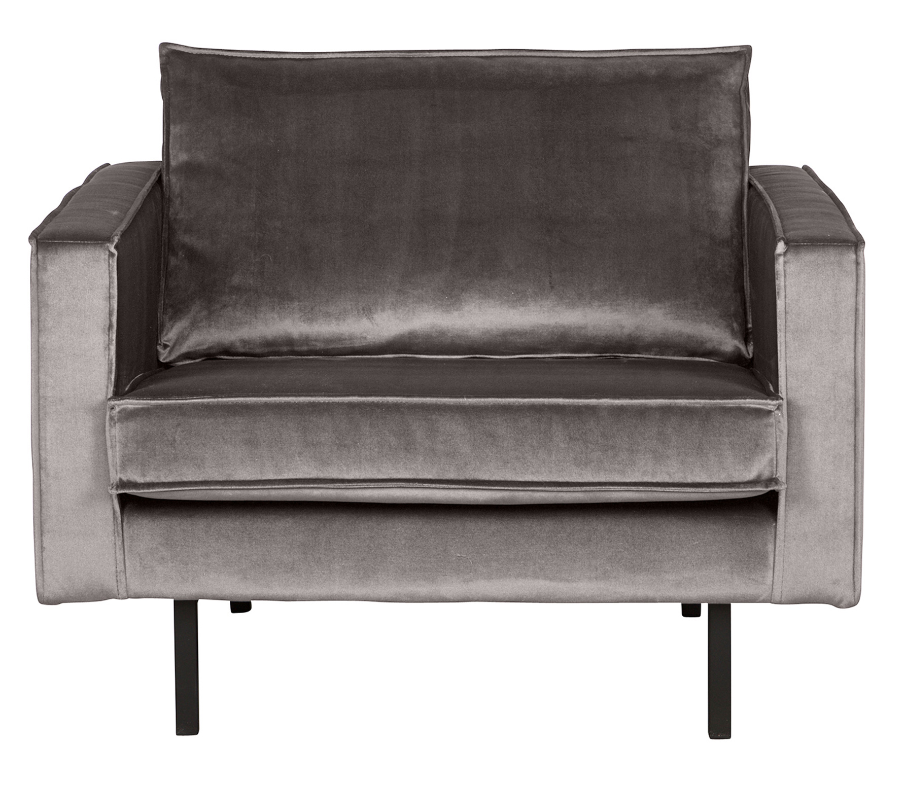 Bepurehome Rodeo Loveseat 15 Zits Fauteuil Velvet Taupe bepurehome kopen in de aanbieding