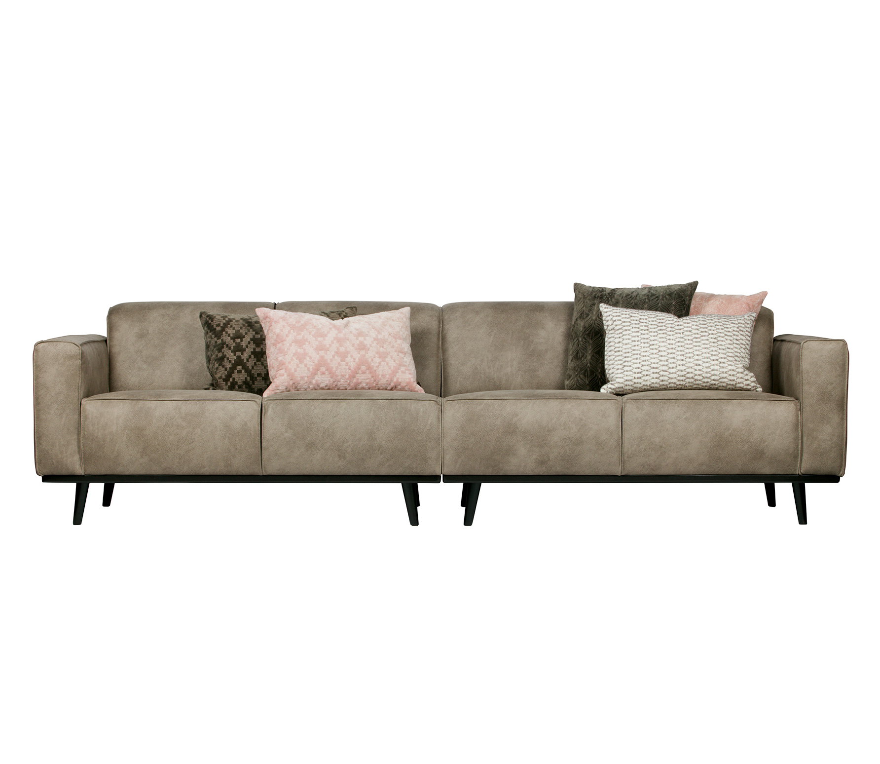 Bepurehome Statement 4 Zits Bank 280 Cm Elephant Skin Grijsbruin bepurehome kopen in de aanbieding