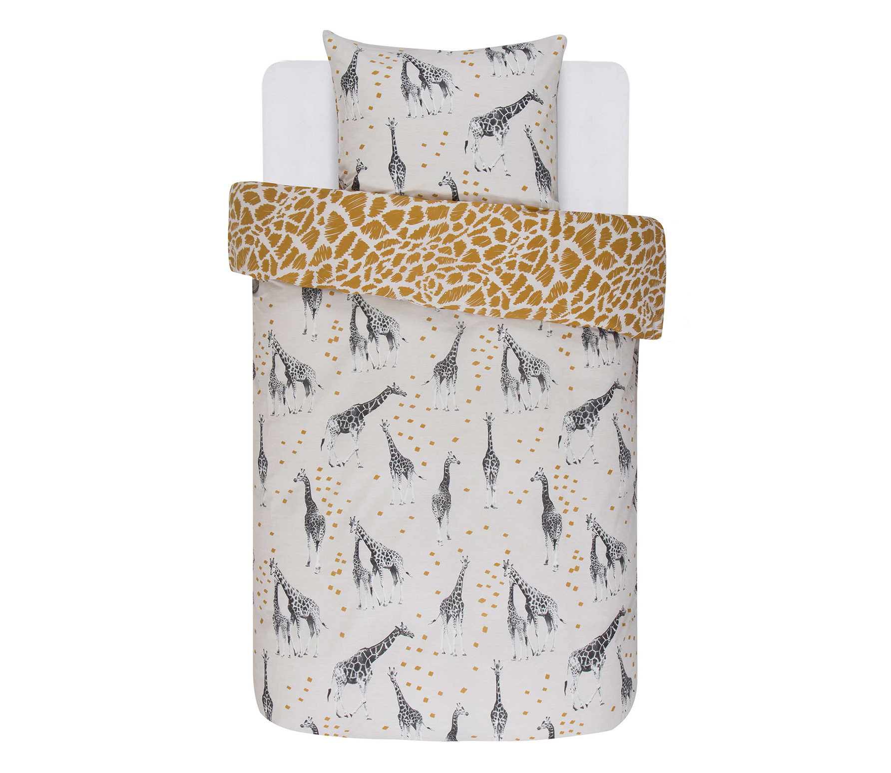 Selected By Saren Dekbedovertrek 140X220 Cm Katoen Zand selected by kopen in de aanbieding