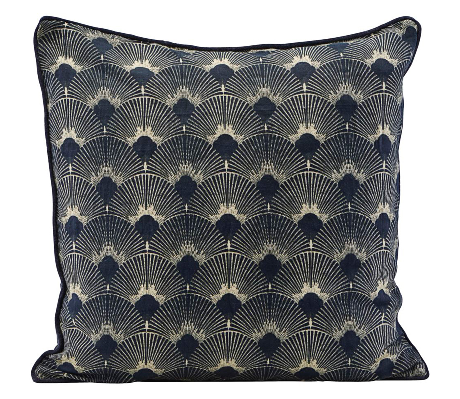 Housedoctor Kussen Ananda Katoenlinnen 50X50 Cm Blauwgoud housedoctor kopen in de aanbieding