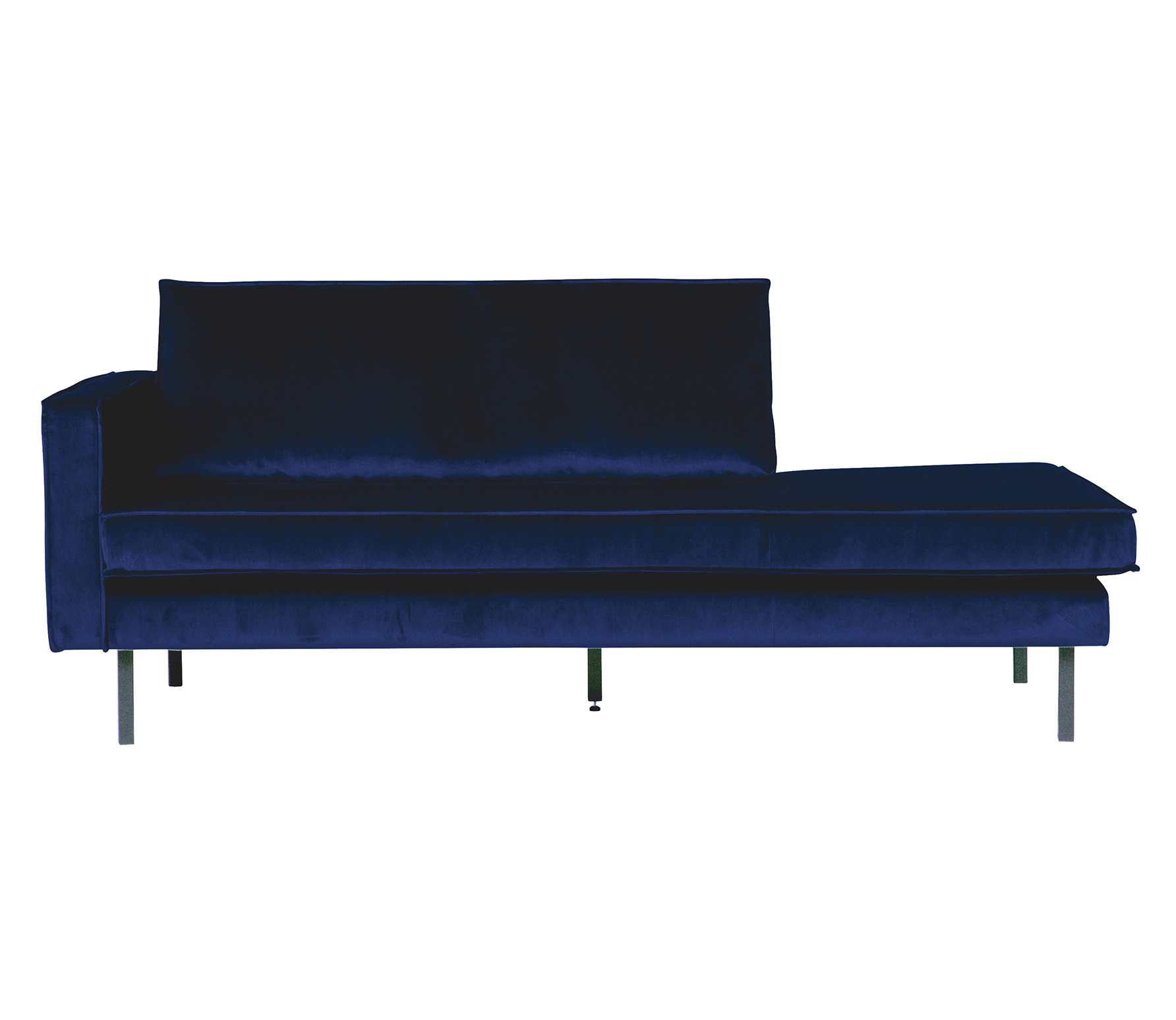 Bepurehome Rodeo Daybed Velvet Dark Blue Nightshade Links bepurehome kopen in de aanbieding