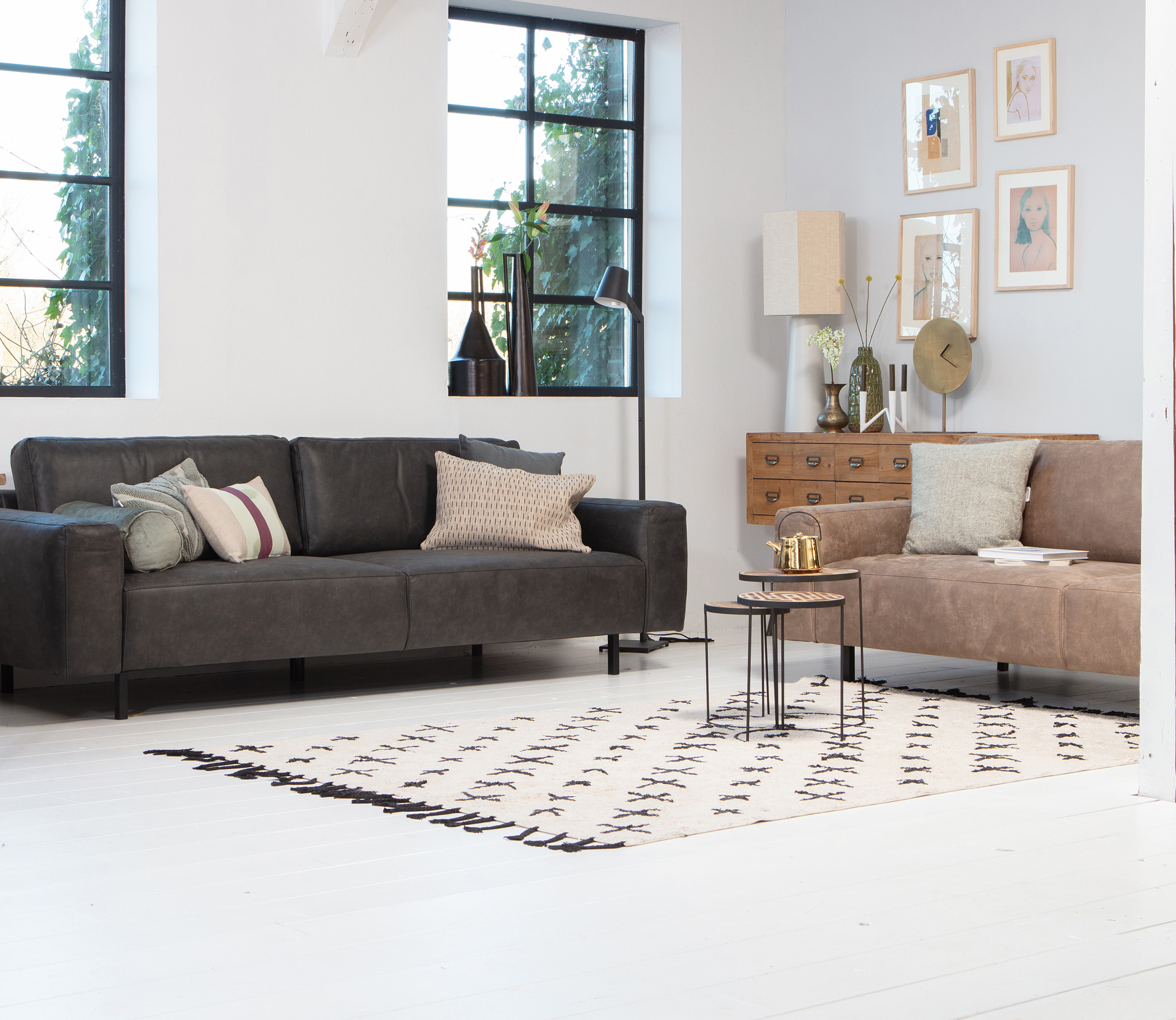 Woood Exclusive Rebound 3 Zits Bank Antraciet woood exclusive kopen in de aanbieding