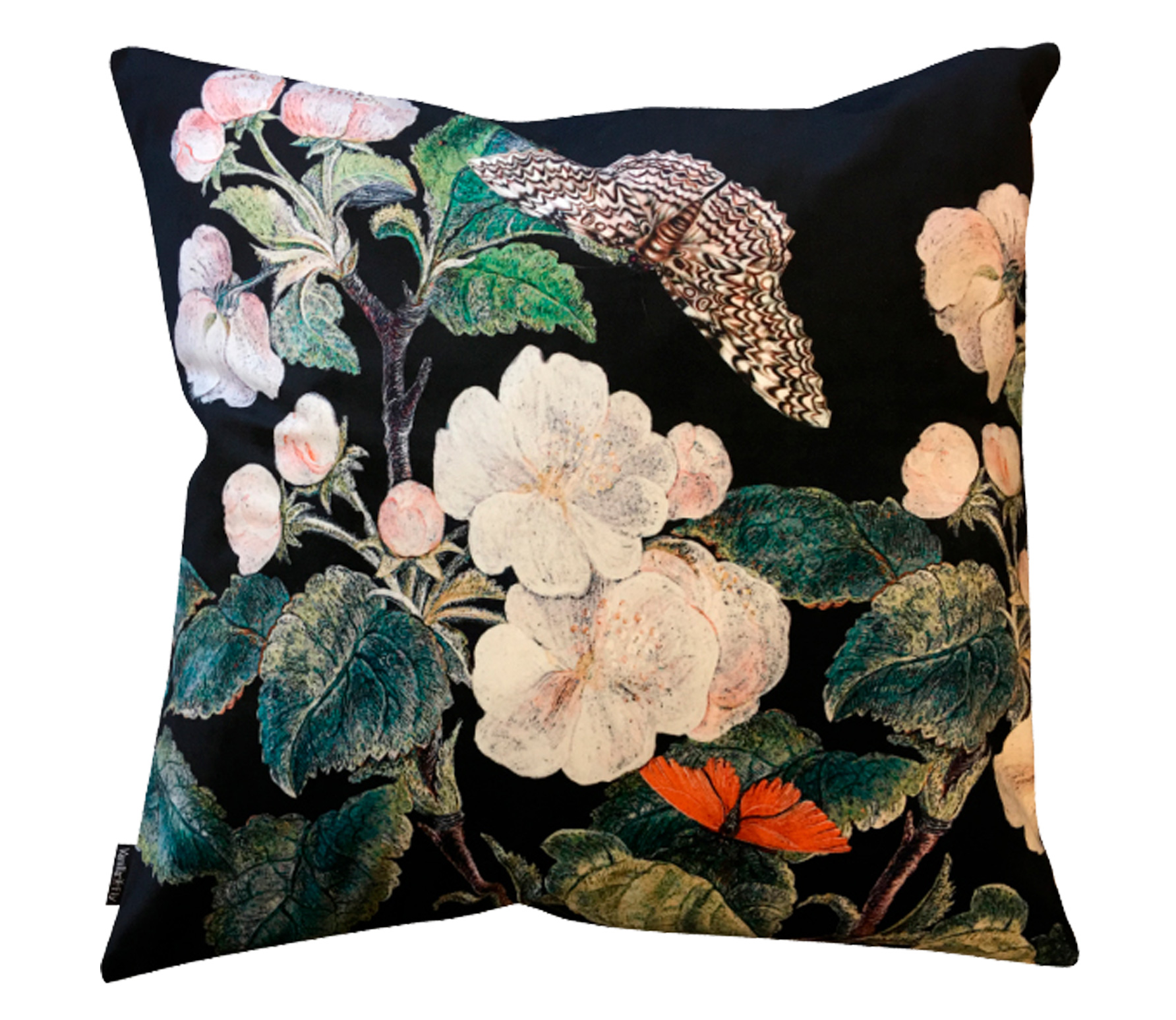 Selected By Appleblossom Kussenhoes Velvet 50X50 Cm Zwart selected by kopen in de aanbieding