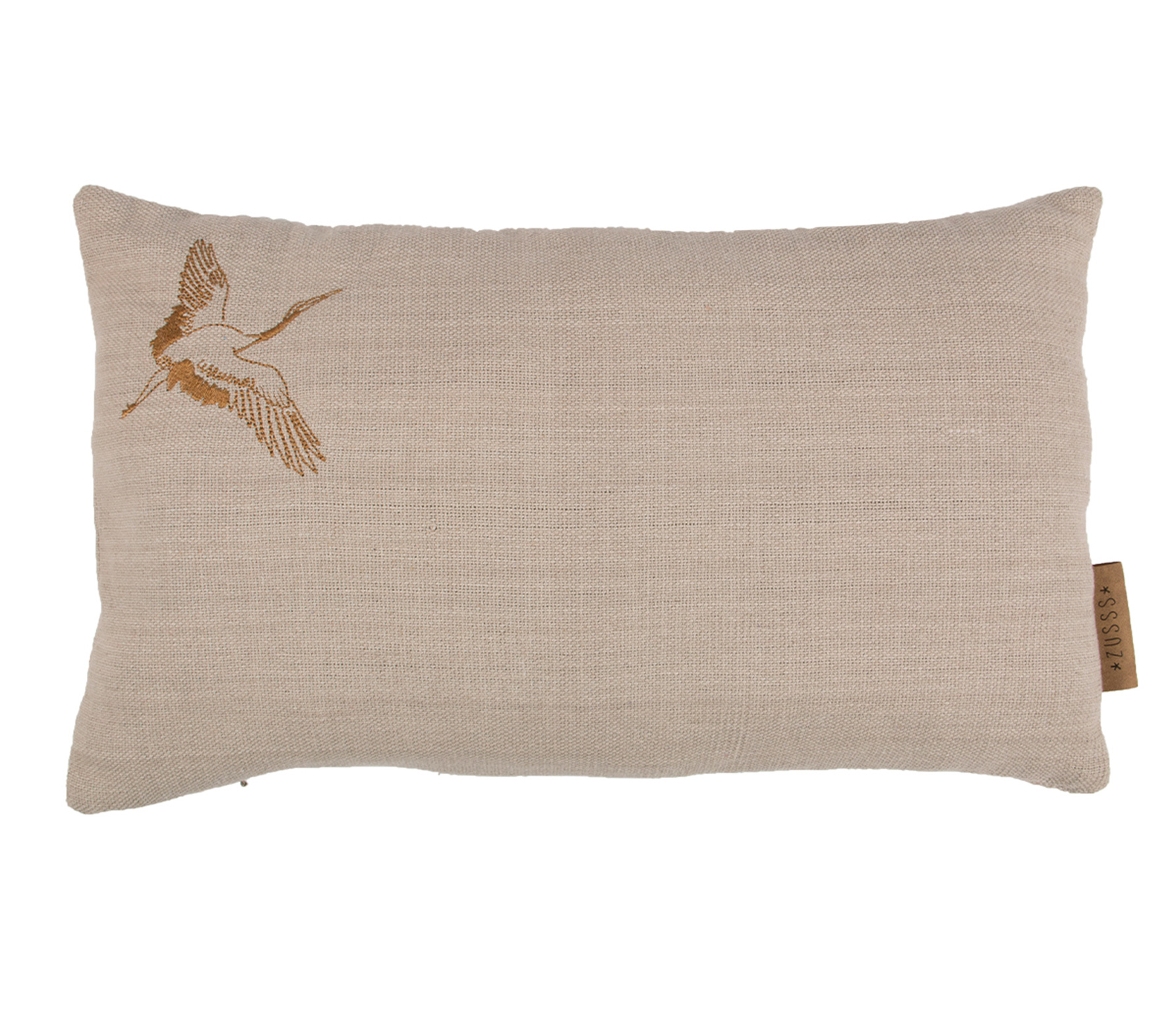 Zusss Kussen Vliegende Vogel 30X50 Cm Katoen Zand zusss kopen in de aanbieding
