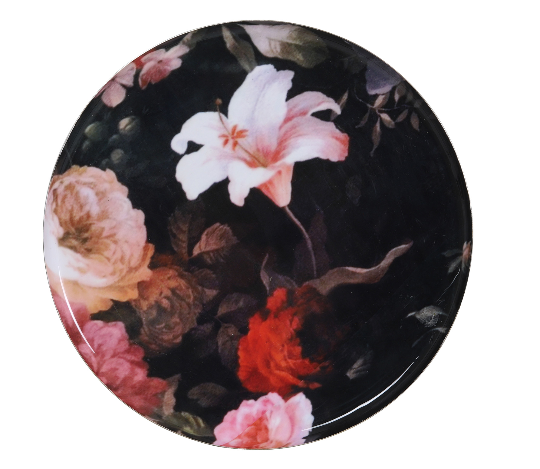 Selected By Lenta Schaal O40 Cm Metaal Bloemenprint selected by kopen in de aanbieding