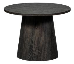 WOOOD Exclusive Maan salontafel MDF donkerbruin 45xØ60 cm